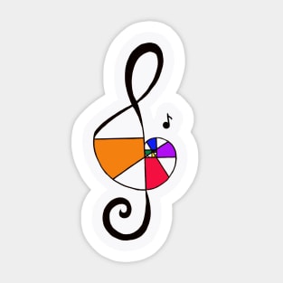 musical harmony Sticker